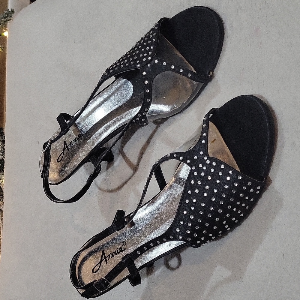 Annie Rhinestone Heels - Picture 3 of 12